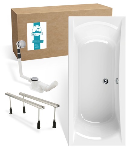 Rechteckbadewanne komplettset - rechteckbadewanne,