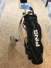 Herren Golfschläger, Eisen 3-9, Putter, Wedge, Golfbag, Golftrolley, Bälle