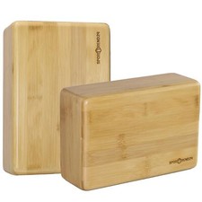 2 x Yoga Block Bambus |