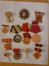 DDR Orden Konvolut - FDJ, Kampfgruppen, NVA, GST, Polizei