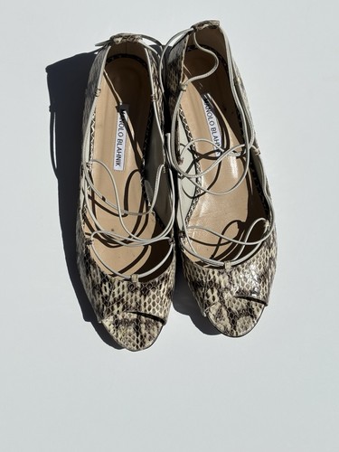 Manolo blahnik sandals snake - sandals,