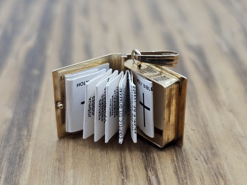 Vintage mini bibel - vintage,