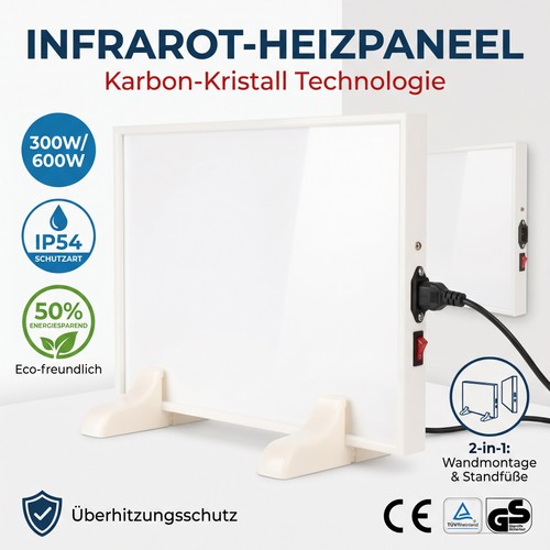Infrarotheizung 300 600w - infrarotheizung, 300/600w