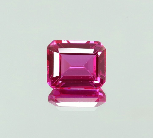 Natürlicher rosa saphir - natürlicher,