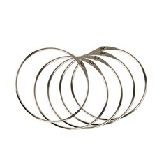 5x Warenring 150mm Stahl verzinkt Schlüsselring Gürtelring Schmuckring Ringe Set