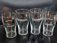 4 Guinness Bier Beer Bierglas Bar Kneipe Harfe Dublin Irland, je2x 0,3/0,4 l