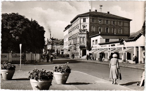 Cpa lorrach bahnhofplatz m - ak,