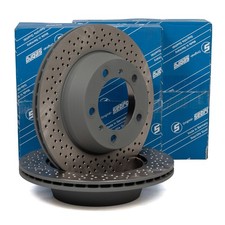 SEBRO Bremsscheiben Satz für PORSCHE 718 BOXSTER CAYMAN (987 981 982) hinten