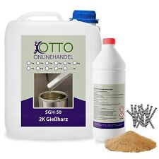 SGH-50 Gießharz Set 3kg-1kgS+60K Estrich Risse Verfüllharz  Reparatur Epoxidharz