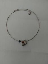 Kette mit Anhänger Ernstes Design Stahlschmuck Länge 43 cm