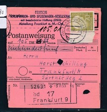 117480) Heuß Postanweisung