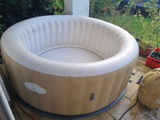 Bestway Lay-Z-Spa Palm Springs Aufblasbarer Whirlpool - Braun