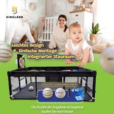 Laufstall Laufgitter Baby mit Pikado & 2 Bälle | Early Xmas Angebot ?
