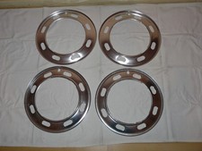 Oldtimer Alu - Felgenzierringe 15 Zoll