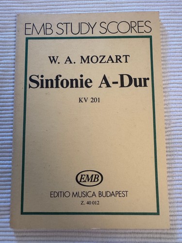 Mozart sinfonie dur 201 - sinfonie, kv