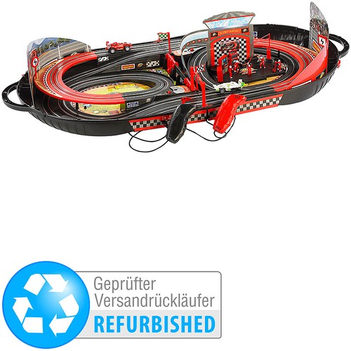 Portable rennbahn koffer - rennbahn, im