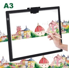 LED Licht Pad A3 Leuchttisch Dimmbar Leuchtplatte Copy Board Lichttisch USB