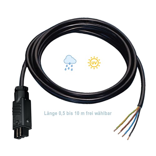 Anschluss leitung kabel - leitung, m