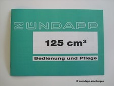 Bedienungsanleitung zündapp - bedienungsanleitung,