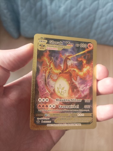 Pokemon karte metall optik - karte, |