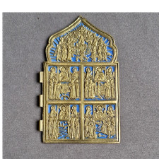 Russische Bronze Emaille