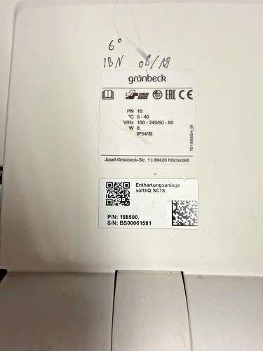 Grünbeck elektronik der - grünbeck,