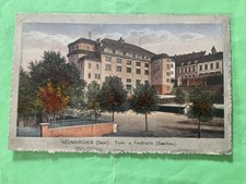Ansichtskarte , Neunkirchen an der Saar , Turn und Festhalle , Saalbau