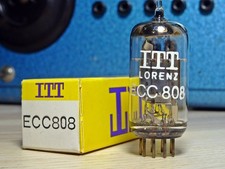 Röhre ECC808 ITT / Telefunken diamond ungebraucht / NOS