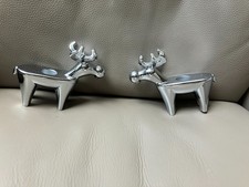 Tchibo TCM 2 Kerzenhalter. Elch o. Hirsch, aus Metall in OVP