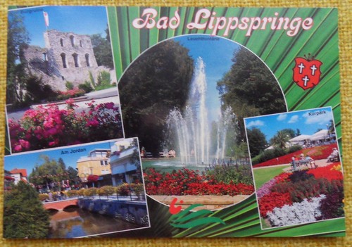Ansichtskarte bad lippspringe - ansichtskarte,