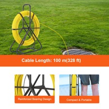 Fiberglas kabel rad - kabel, 100m
