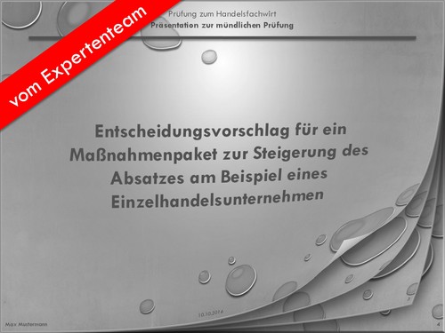 Handelsfachwirt präsentation - handelsfachwirt,