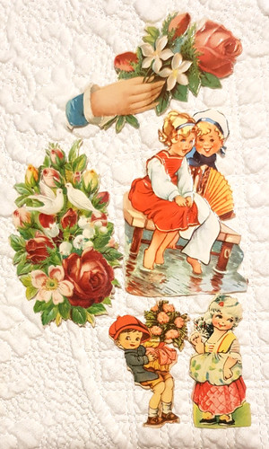 Alte oblaten glanzbilder - alte,