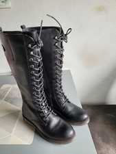 Damen Stiefel Schwarz Größe 39 Rieker Lammfell Warmfutter
