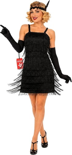Schwarzes 20er jahre flapper - schwarzes,