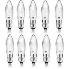 10x E10 Topkerzen 3W 34V -