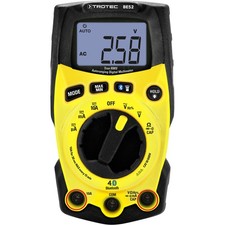 TROTEC Digitales True-RMS-Multimeter BE52 | Digitales Multifunktionsmessgerät