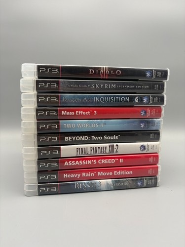10x ps3 spiele - 10x,