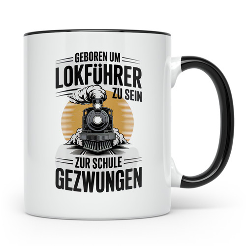 Lokführer tasse geboren um - -,