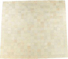 KUHFELL TEPPICH CREMEWEISS