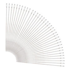 60 Stück Perlennadeln Feine Dünne Lange Gerade Nähen Stickfäden Edelstahl 1.26"