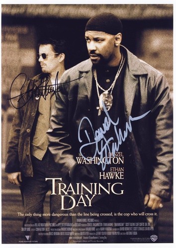 Training day signed movie - training,