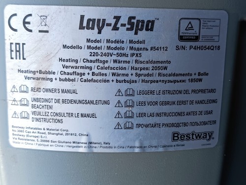 Bestway whirlpool lay spa - bestway, lay-z-spa