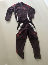 Original Adidas FC Bayern München Präsentationsanzug Gr.M mit Werbung Top
