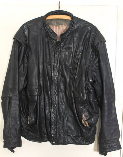Lederjacke trapper schwarz - trapper,,