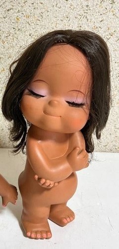Vintage gummi puppe hula - vintage,