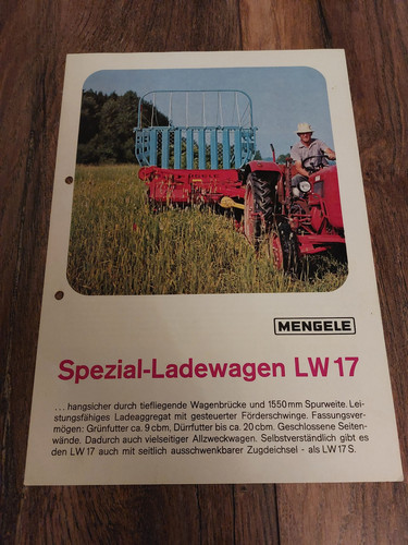 Original prospekt mengele - original,