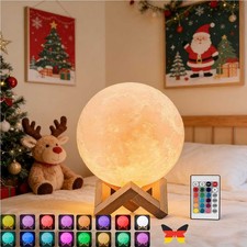 LED Mond Lampe 16 Farben 3D