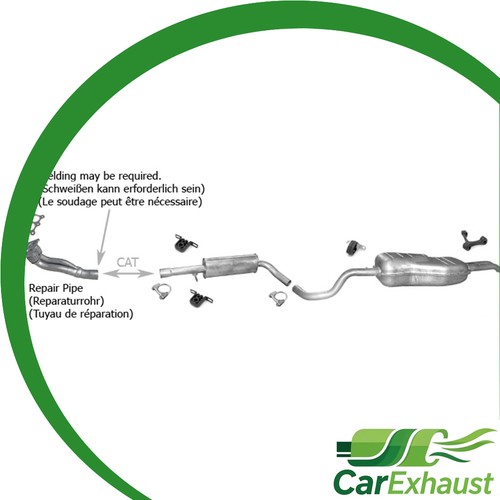 Auspuff für bora vw golf - vw,