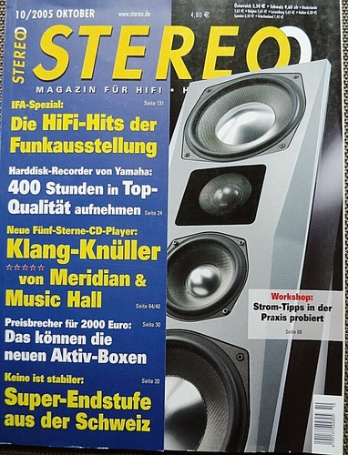 Stereo spendor - stereo, 10/05,spendor